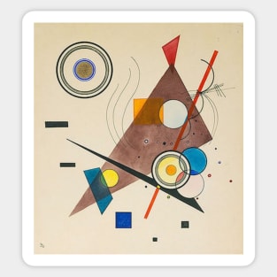 Wassily kandinsky abstract art Sticker